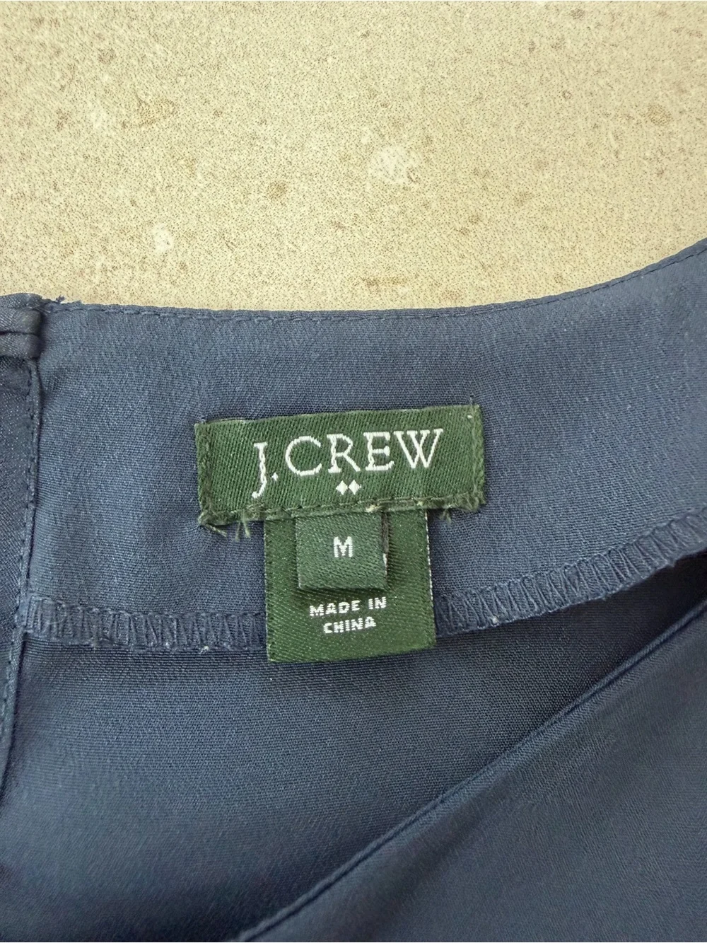 J. Crew Colorblock Short Sleeve Top in Navy, Royal Blue & Purple - Picture 4 of 4